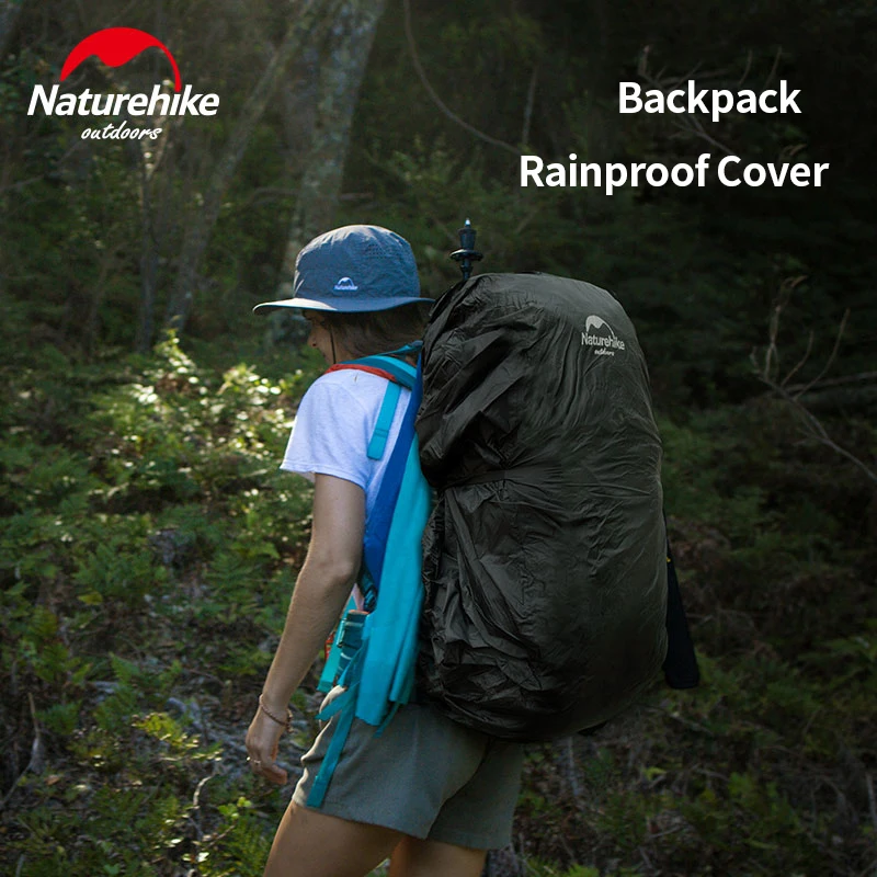 Naturehike рюкзак с защитой от дождя нейлоновая ткань для верховой езды Пылезащитный Водонепроницаемый 35-75L туристические рюкзаки с покрытием для путешествий
