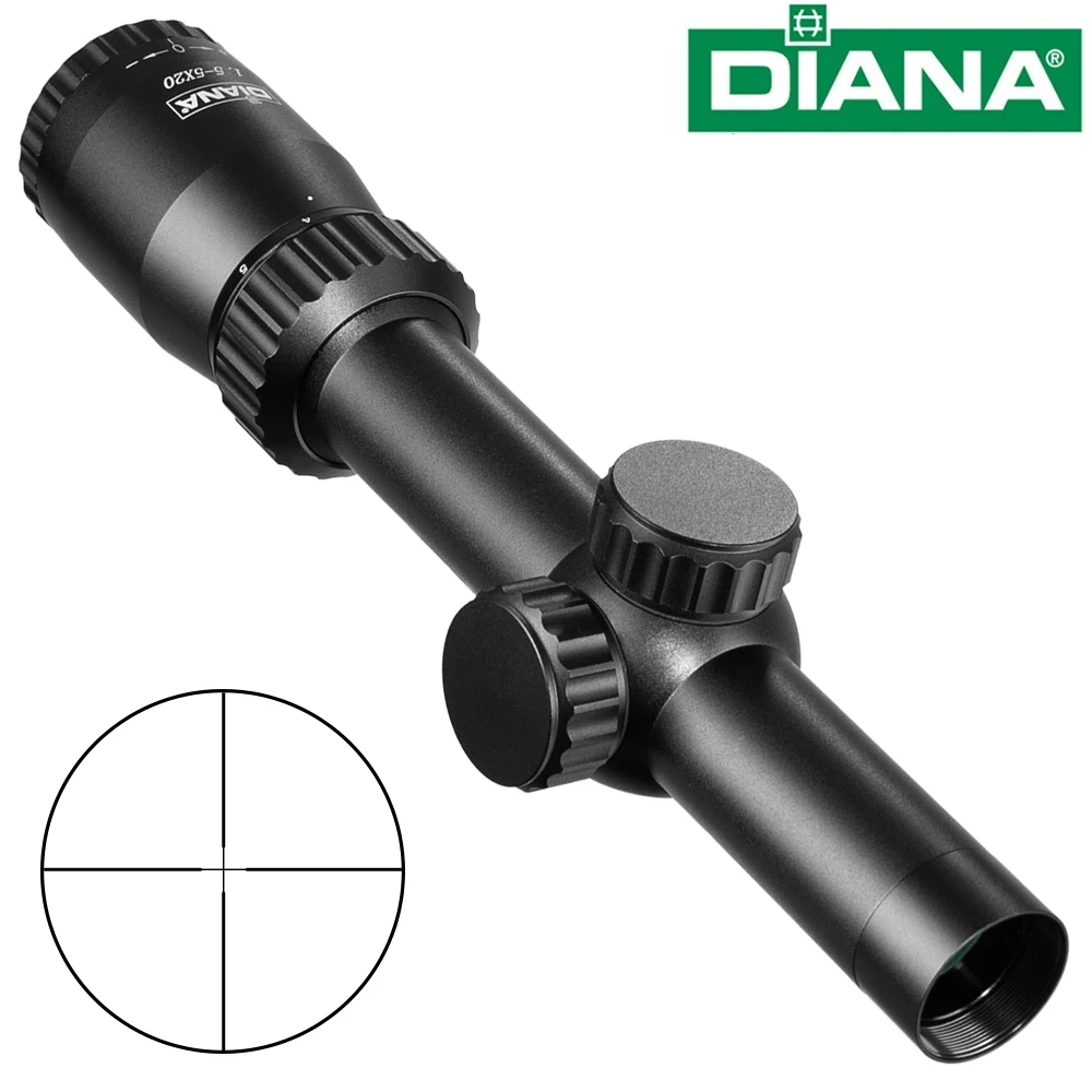Охотничий пистолет DIANA 1 5-5X20 для использования на открытом воздухе прицельная