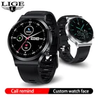 LIGE 2020 Смарт-часы сердечного ритма в режиме реального мульти-спортивный режим смарт часы для женщин браслет IP68 водонепроницаемый вызовов через Bluetooth для мужчин Смарт-часы