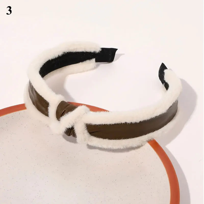 Крест узел и сердечком повязка на голову изготовленные из полиуретановой кожи