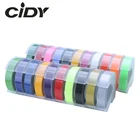 CIDY, 2 шт., 9 мм, 6 мм, 12 мм, Dymo 3D, пластиковая быстрая Детализация для изготовления этикеток, этикеток из ПВХ DYMO M1011 1610 1595 1540 Motex E101