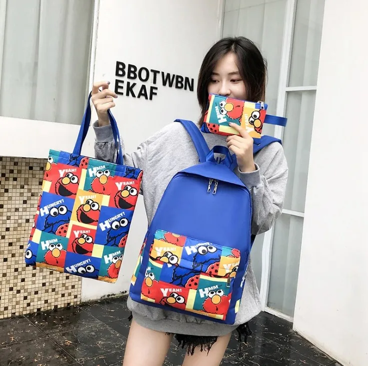 3 шт./компл. ноутбук школьные рюкзаки для девушек мальчиков подростков женский