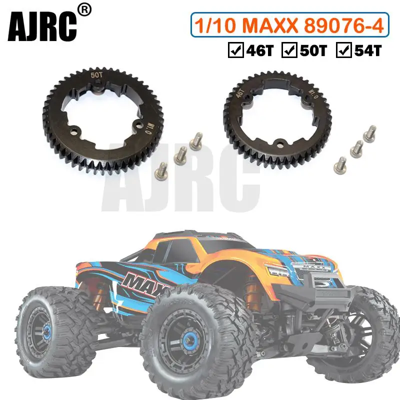TRAXXAS 1/10 4s MAXX MONSTER TRUCK 45 # закаленные стальные основные зубья (M1.0) 46T / 50T 54T вместо