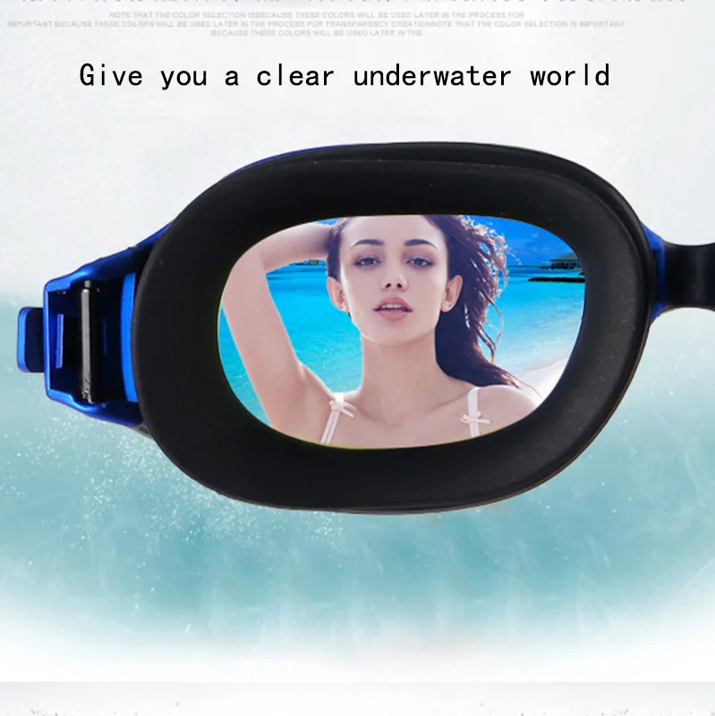 Очки для плавания взрослых анти туман очки УФ защита диоптрий Арена оптический