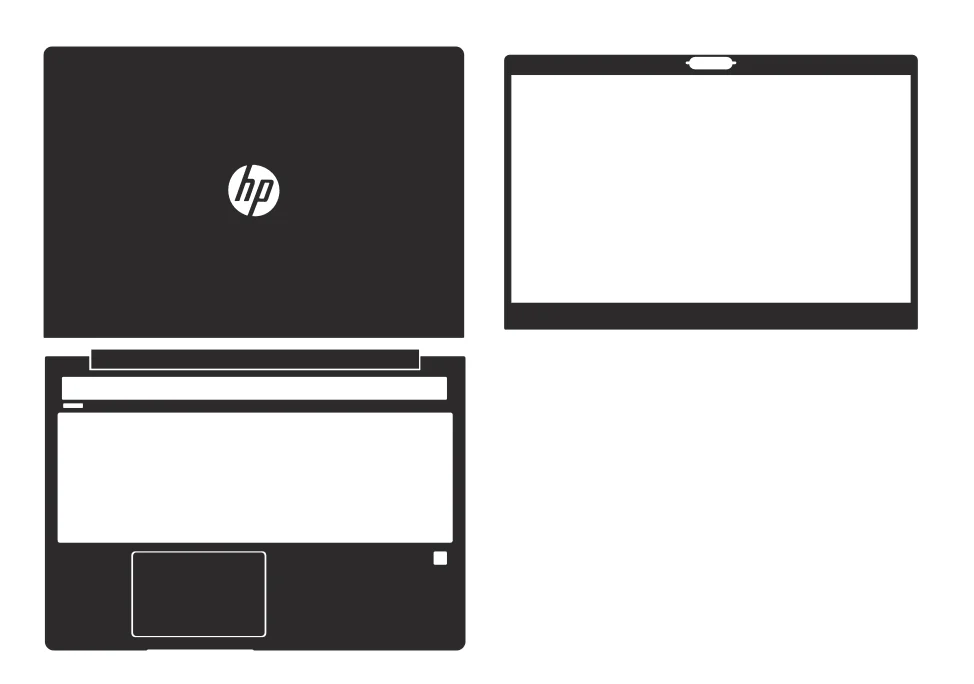 

Laptop Carbon Fiber Vinyl Skin Sticker Cover For HP ProBook 450 G7/455 G7 7th Gen 15.6"