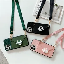 For Samsung Galaxy A42 5G A91 A81 A41 A31 A11 A01 A21S A50S A40S A30S A20S A10S Wallet Lanyard Case Strap Cord Chain Phone Cover