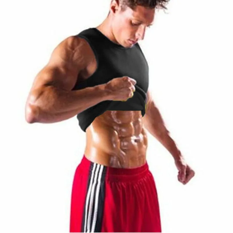 Красота Lover мужской пот жилет тело Shaper рубашка термо похудение сауна костюм