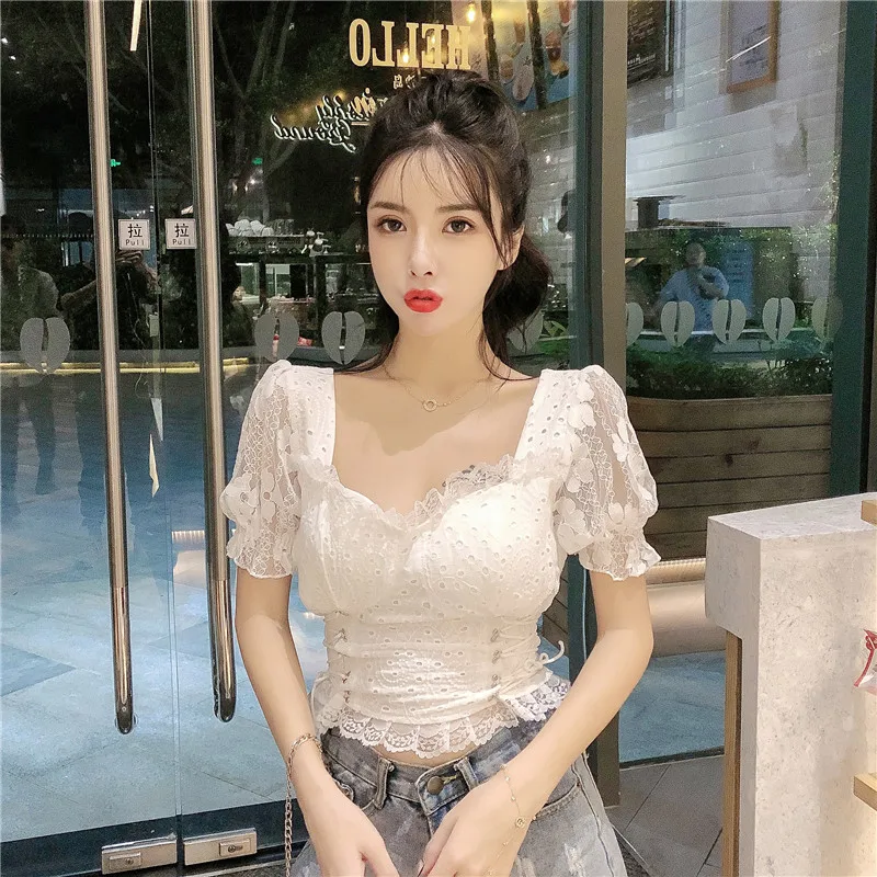 Женские топы с низким вырезом сексуальные блузки Новый Дизайнерский Модный