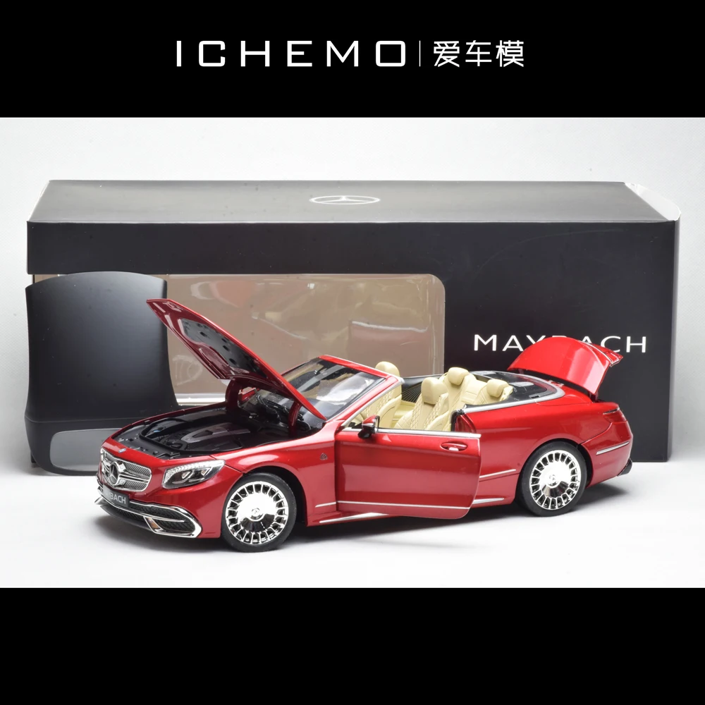 

Norev 1:18 benzs-Maybachs S 650 convertible Can open the door Collection Metal Die-cast Simulation Model Cars Toys