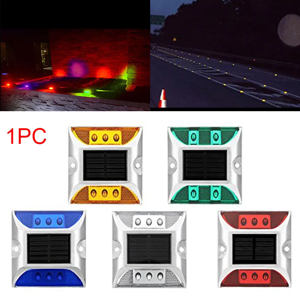 Дорожный Предупреждение ющий садовый светильник с солнечной энергией дорожный