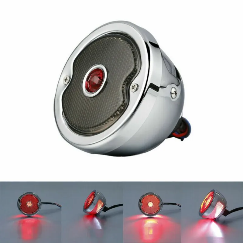 Задний фонарь для стоп сигнала мотоцикла большинства Кафе Racer Bobber Cruiser Chopper|light