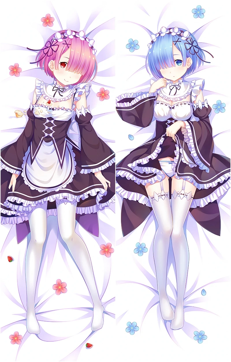 Аниме ОЗУ Рем Подушка телефон Косплей дакимакура обнимающее тело