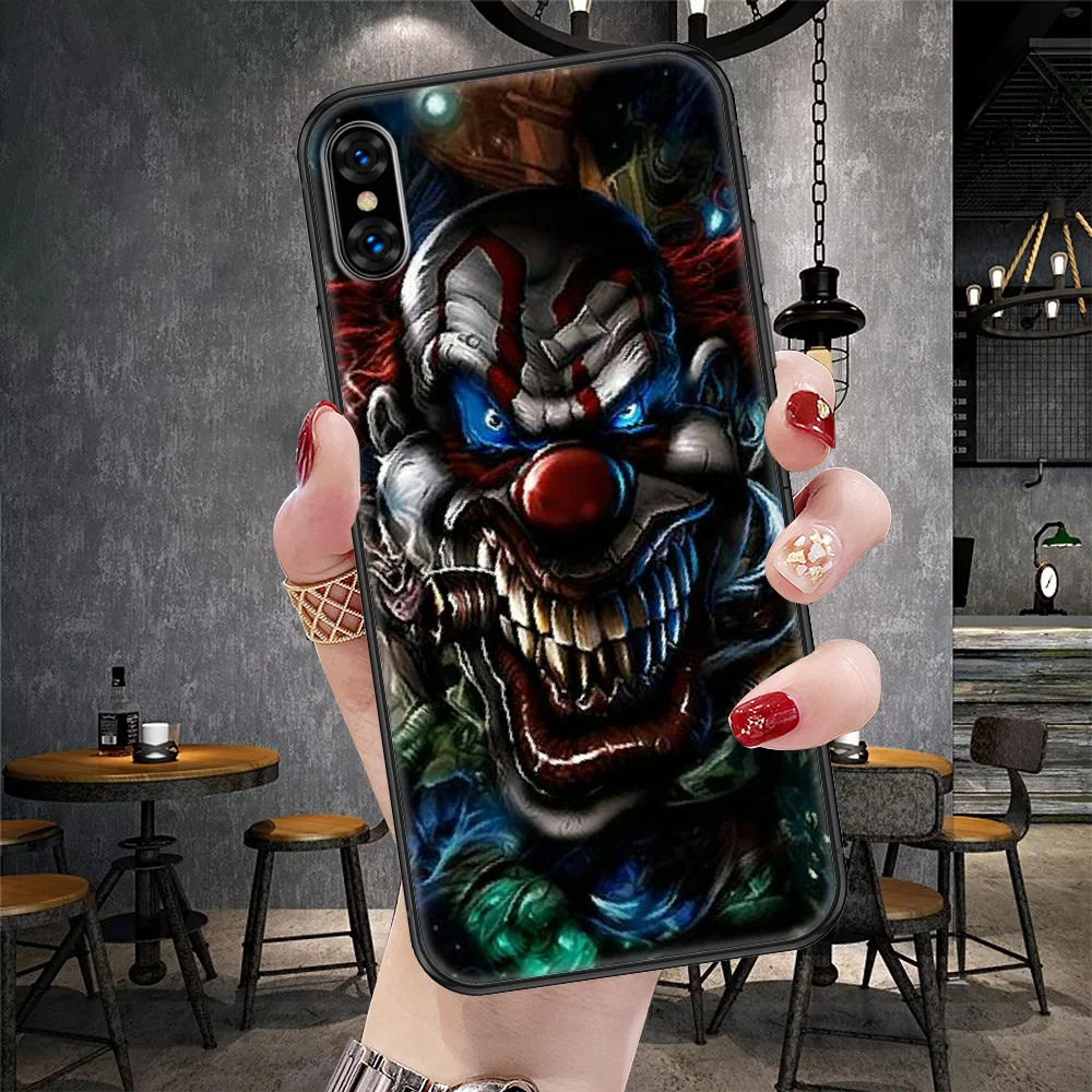 Pennywise Clown Float It Horror Phone Case For iphone 5 5S SE 2 6 6S 7 8 11 12 Mini Plus X XS XR Pro Max black trend bumper |