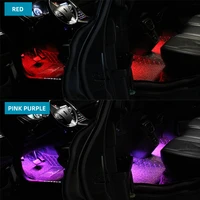 strip led rgb lights for car for car interior atmosphere lights lamp romantic atmosphere foot lamp sound control smd