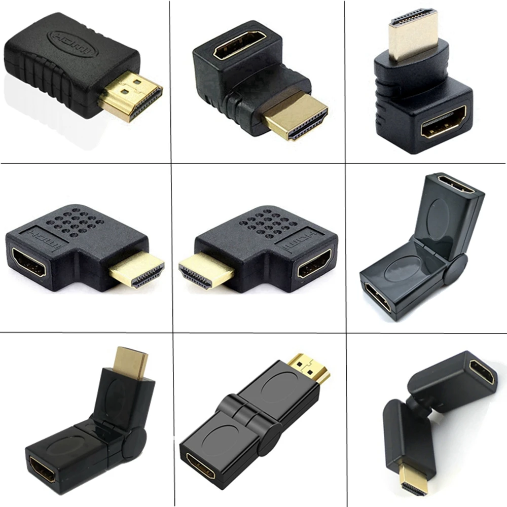 Переходник с HDMI-кабелем 90 градиент виниловый HDMI-переходник поддержкой внешнего