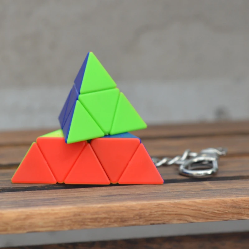 Lefun Mini Magic 3x3 куб многоцветная цепочка для ключей кубики трендовые игрушки