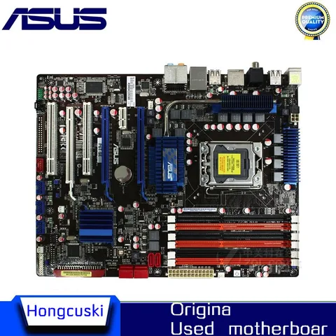 Б/у оригинальная материнская плата LGA 1366 DDR3 X58 для ASUS P6T SE
