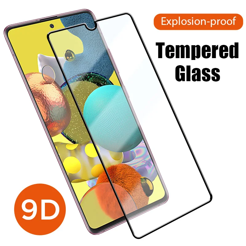 9D закаленное стекло для Samsung Galaxy S21 S21Plus S20FE M30 M31 31S полноэкранное смартфона A12 A41