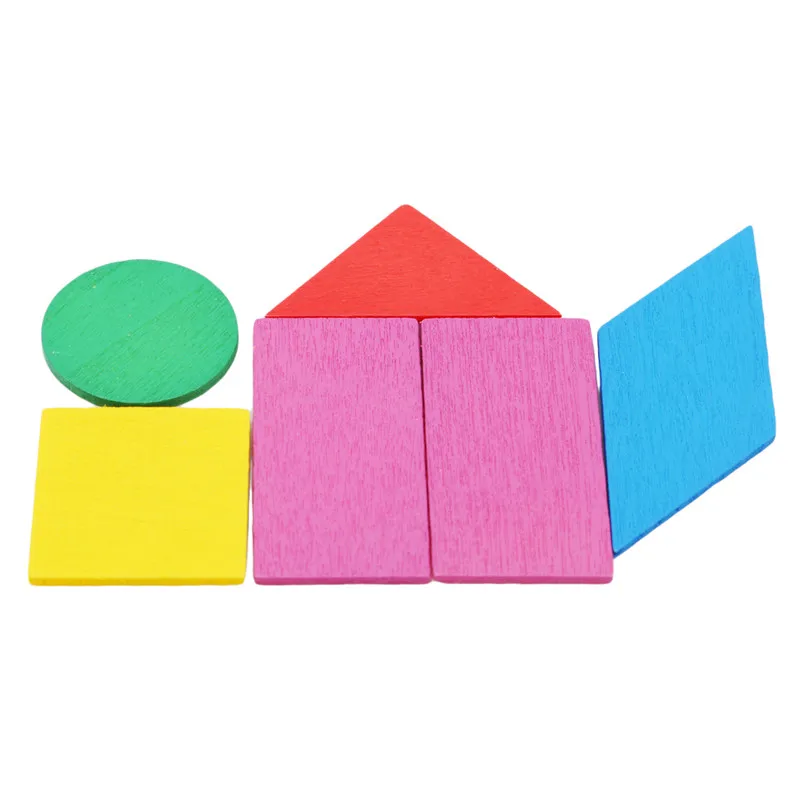 

Figure Arithmetic Baby Math Circular Color Wooden Toys Mathematical Geometry Wood Chip Montessori Educational Toy for Kids