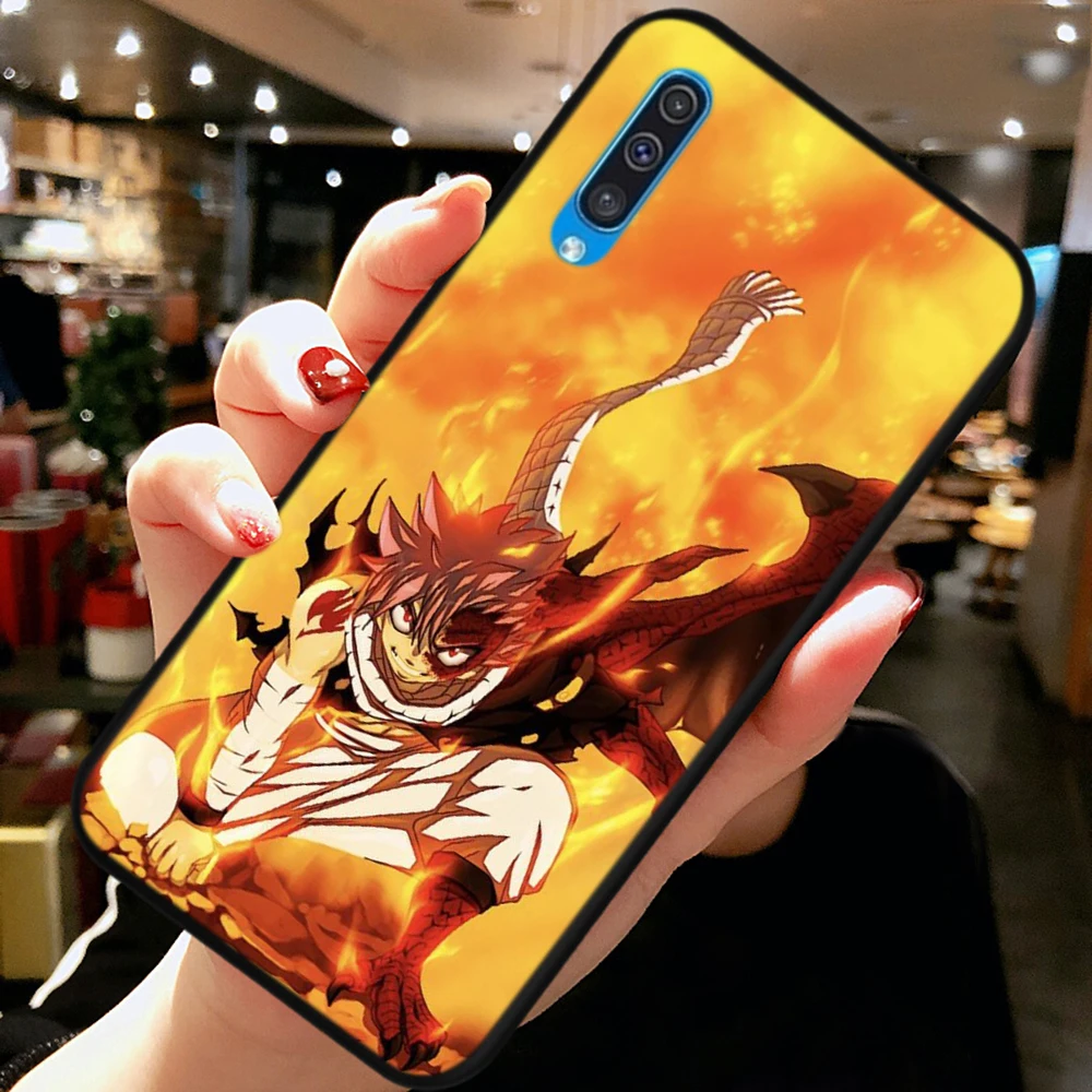Чехол для телефона из ТПУ с Аниме Манга Фея хвост Samsung Galaxy A10s A20s A30s A40s A50s Note 10 Plus