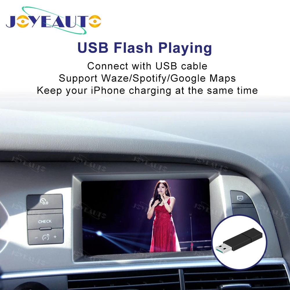 joyeauto wireless apple carplay for audi a4 b8 a6 c6 mmi 2g 2005 2008 android mirroring car play multimedia box accessories free global shipping