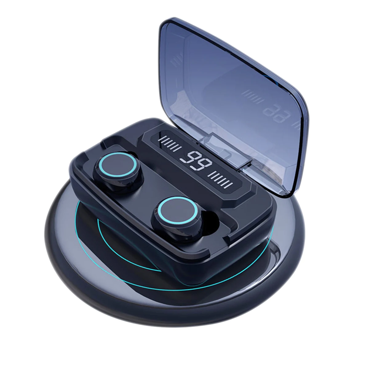 TWS Wireless BT Earphone Touch Control Sport Surround Bass Stereo Earbuds With Digital Display Charging Box​​ Bin Earphones |