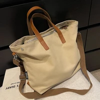 large capacity crossbody messenger bags designer bag 2022 women simple shopper casual totes big canvas handbag shoulder female p