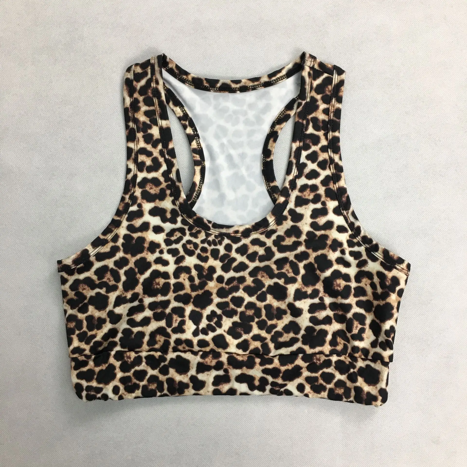 

Women Leopard Sets Wire Free Fitness Bras and Hight Waist Skinny Leggings Women 2 Pieces Sets Sportswear