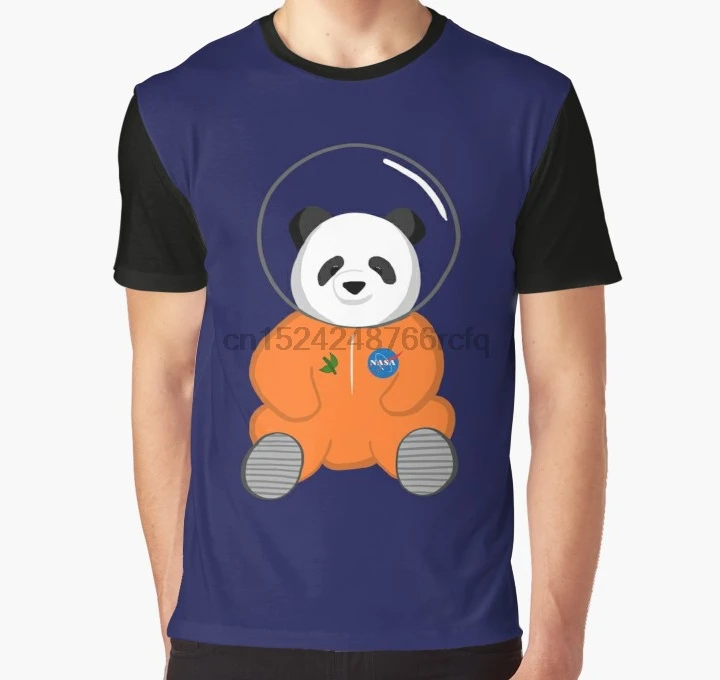 Принт по всему миру 3D футболка Мужская забавная космическая панда астронавт