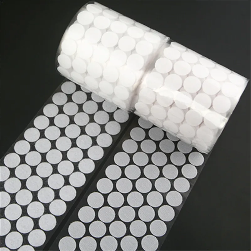 200 пар волшебных самоклеящихся кнопок в горошек нейлоновые эластичные застежки