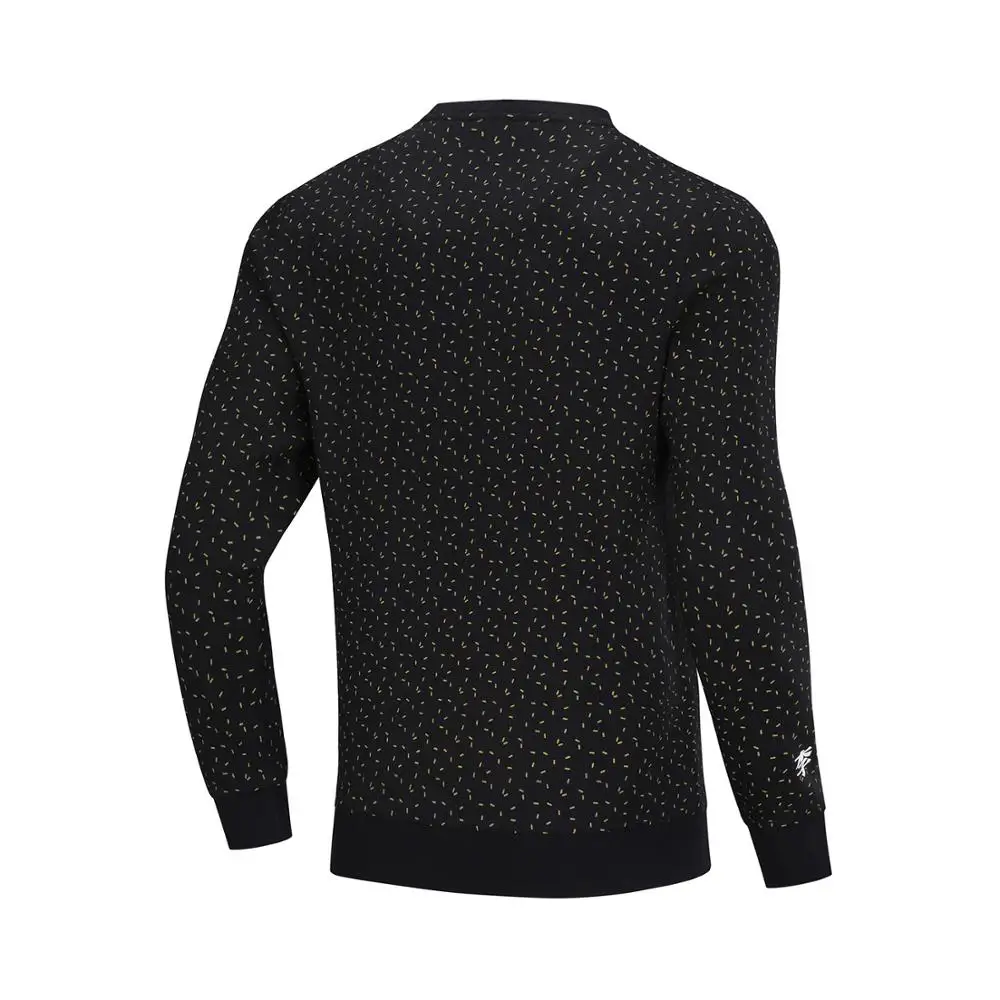 (Break Code) Мужской баскетбольный свитер Li-Ning толстовка стандартного кроя 63% хлопок 37%