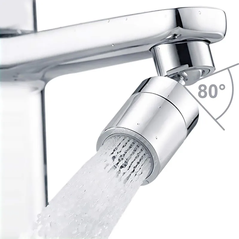 

Faucet Nozzle 360 Degree Aerator Swivel Tap Water Saving Brass Sprayer Sink Mixer Connector Flexible Kitchen Hardware Polished