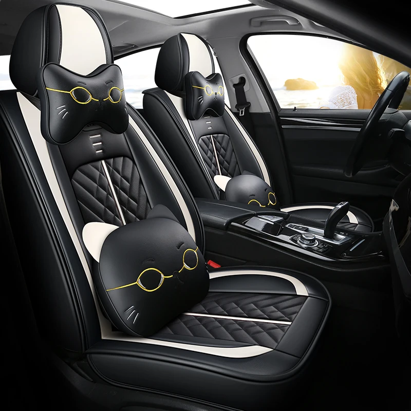 

Full Coverage Eco-leather auto seats covers PU Leather Car Seat Covers for Citroen c4aircross c3picasso c4picasso grand c4