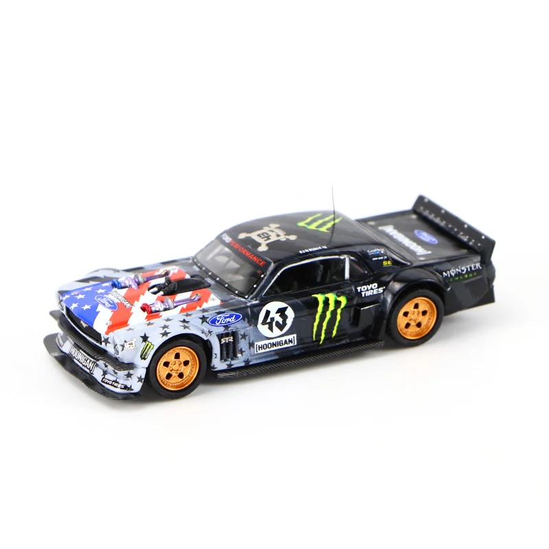 1:64 масштаб YM модель Кена блокса 1965 FORD MUSTANG HOONICORN многоцветная | Игрушки и хобби