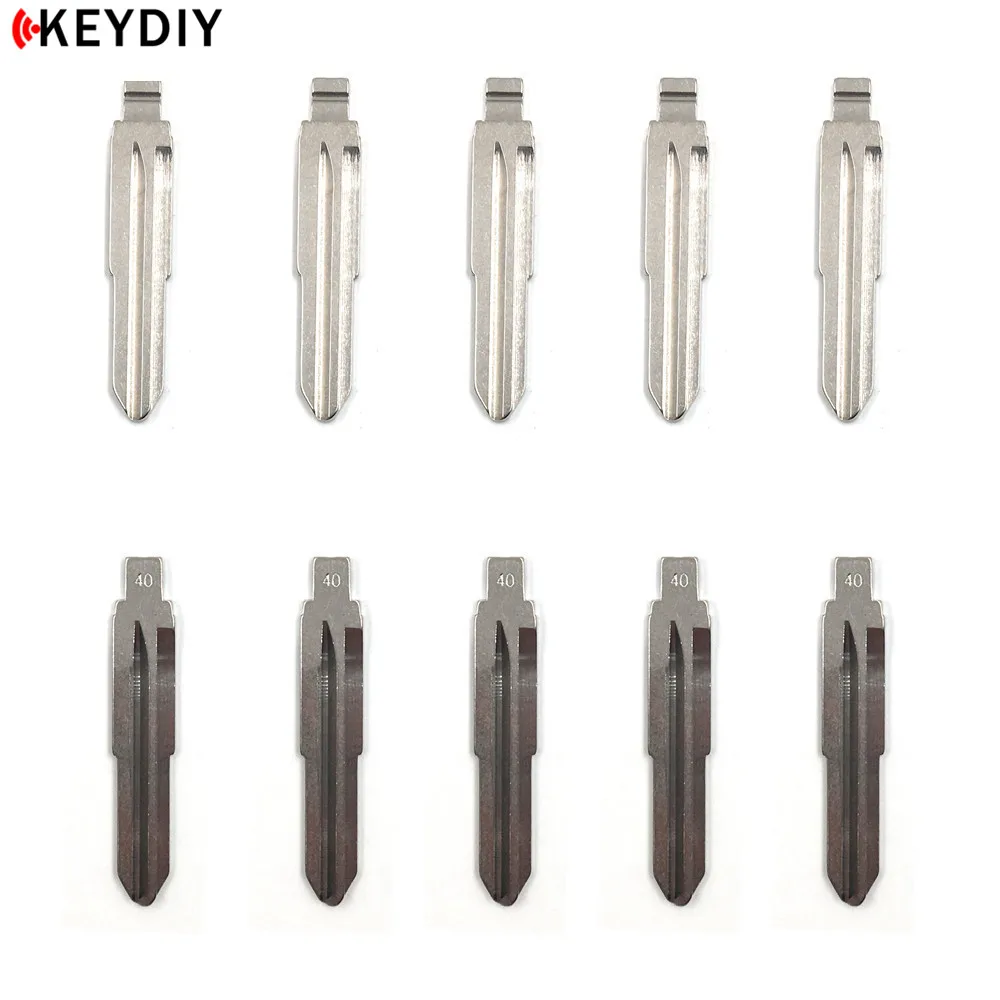 KEYDIY 10 шт./партия Металлические Пустые балванки для ключей KEYDIY KD/VVDI удаленный тип ключа#40 для Chevrolet Epica