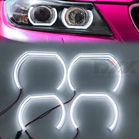 for bmw e53 x51999 2004 led angel eyes marker halo rings drl white car 3d crystal ring smd2835 highlight chip 128x2 158x2