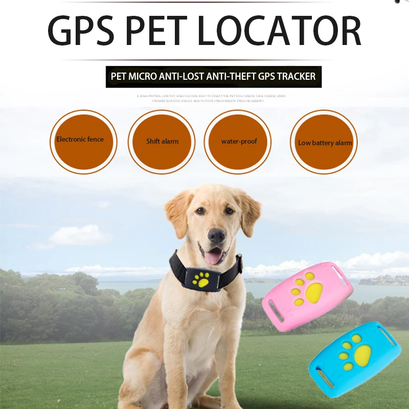 Pet gps трекер ошейник собаки кошки водонепроницаемый собака gps позиционер локатор устройство USB кабель перезаряжаемый собака безопасности забор