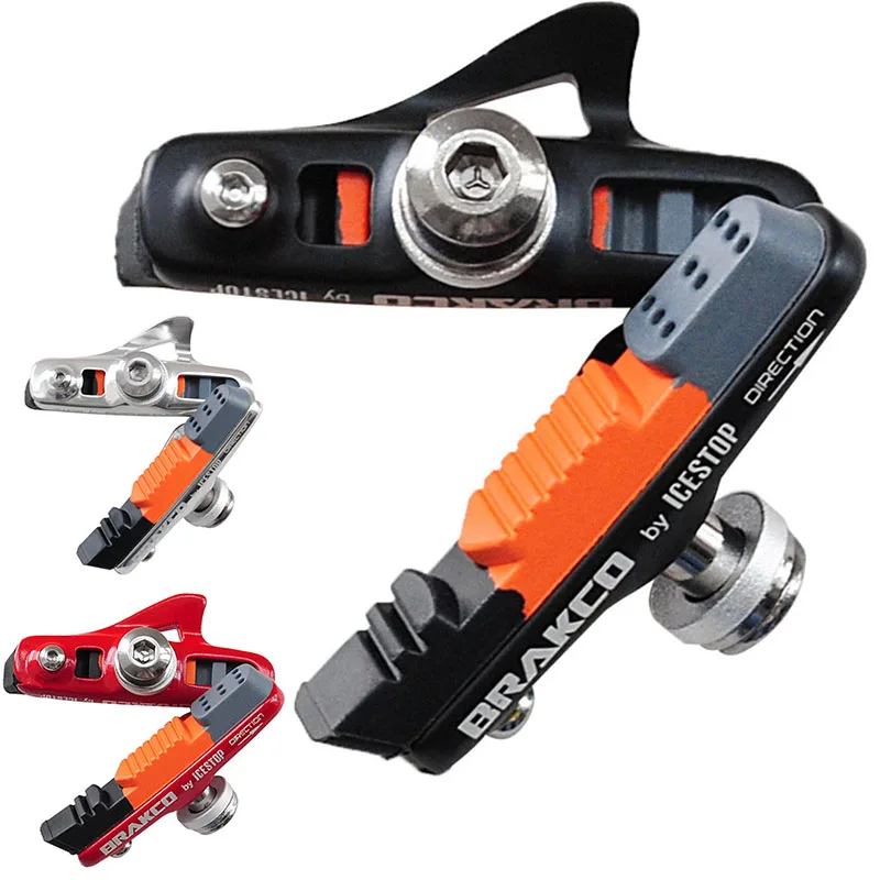 

470TC Road Bike Bicycle Aluminum Base C-Brake Pads Shoes Light Weight 1 Pair