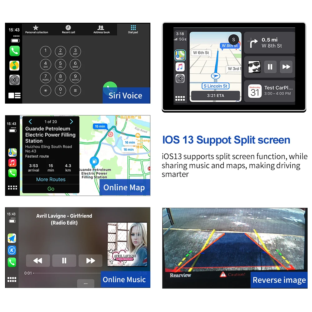 Carlinkit Декодер беспроводной Apple CarPlay Android авто для Lexus GS LS ES IS UX LX RC радиоуправляемая