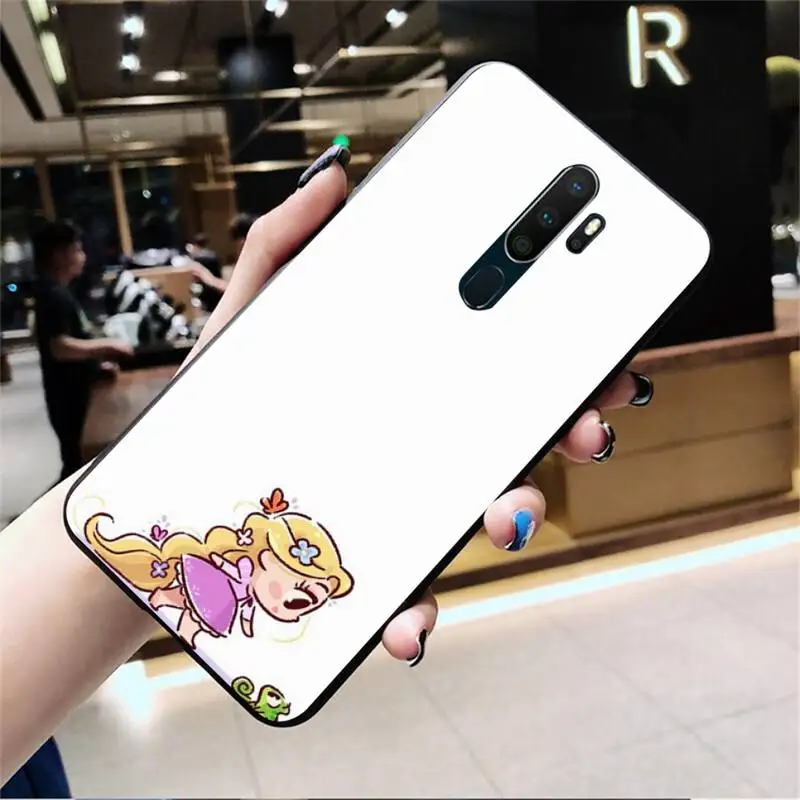 Чехол для Телефона Mini Princess Pocahontas Moana Jane Alice черный мягкий чехол Oppo A5 A9 2020 Reno2 z Renoace
