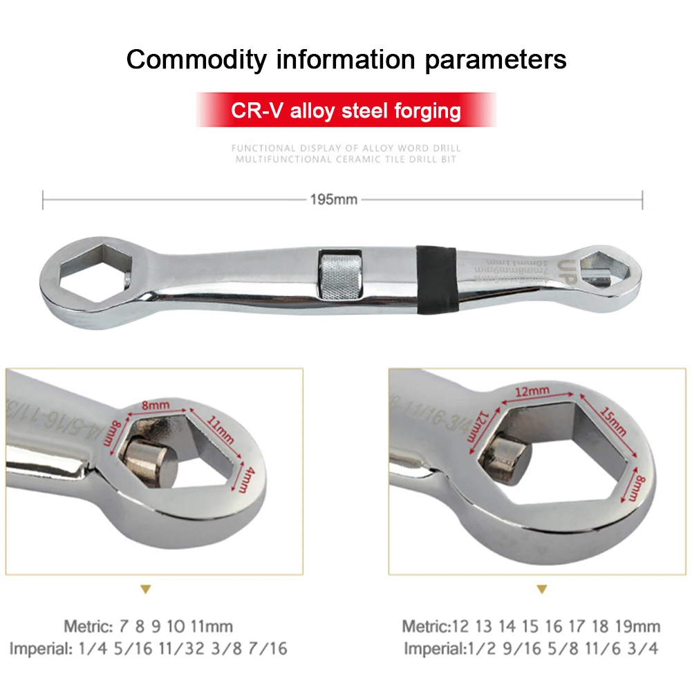 

23 in 1 Tiger Wrench Tools 360 Degree Universal Key Ratchet With Spline Bolts Torx Wrench Furniture Car Repair Spanner Hand Tool
