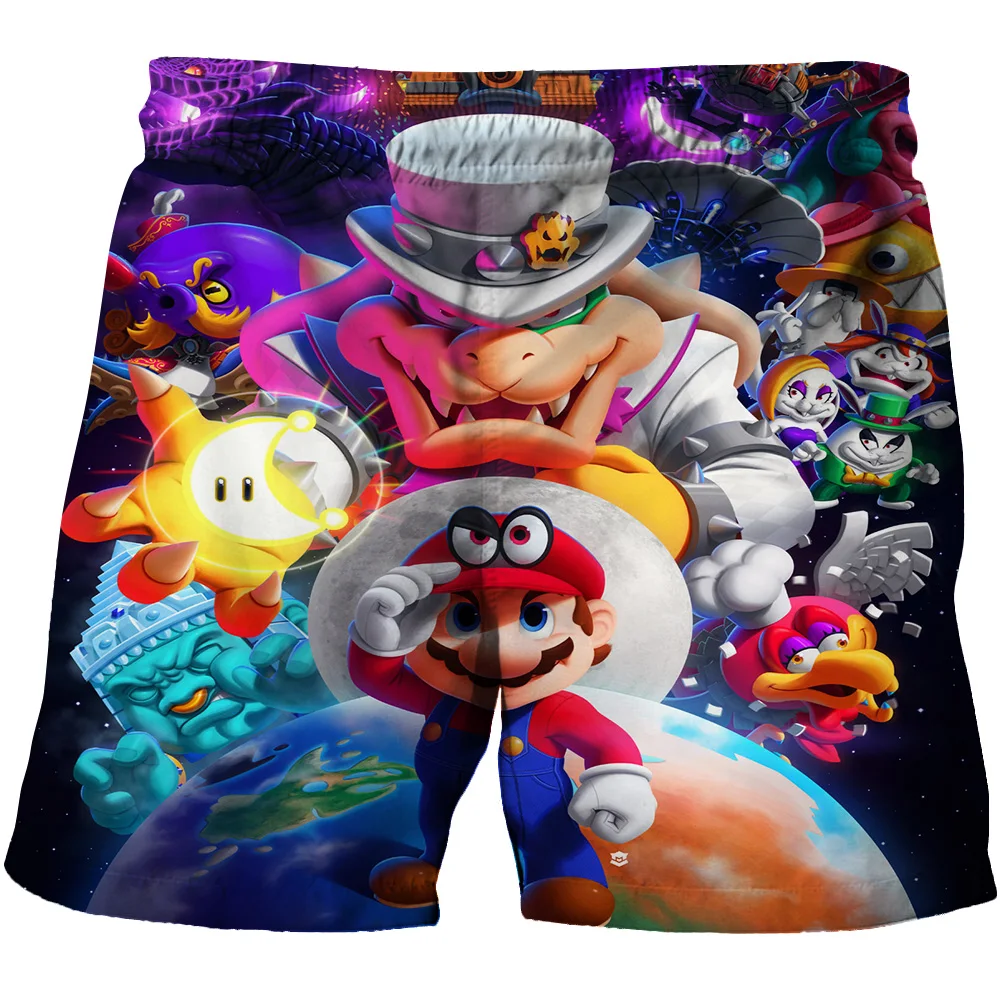 

Hot sale! Mario style children's boys and girls shorts tracksuit for summer 2021
