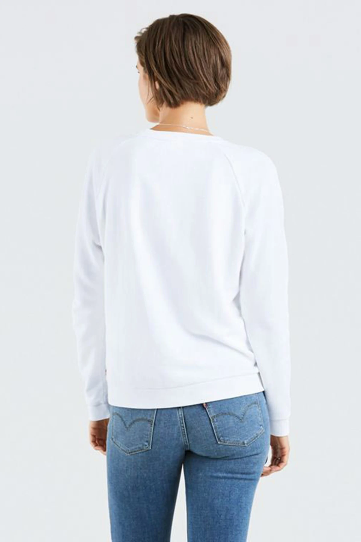 Женский трикотажный велосипедный воротник с принтом логотипа Levi's 29717 |