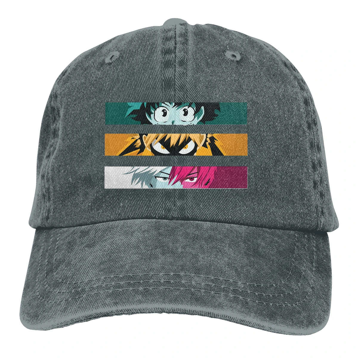 

Adjustable Solid Color Baseball Cap Plus Ultra Washed Cotton MY HERO Academia Anime Sports Woman Hat
