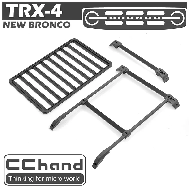 Металлическая багажная пластина/Верхняя стойка для CChand TRX4 NEW BRONCO - купить по
