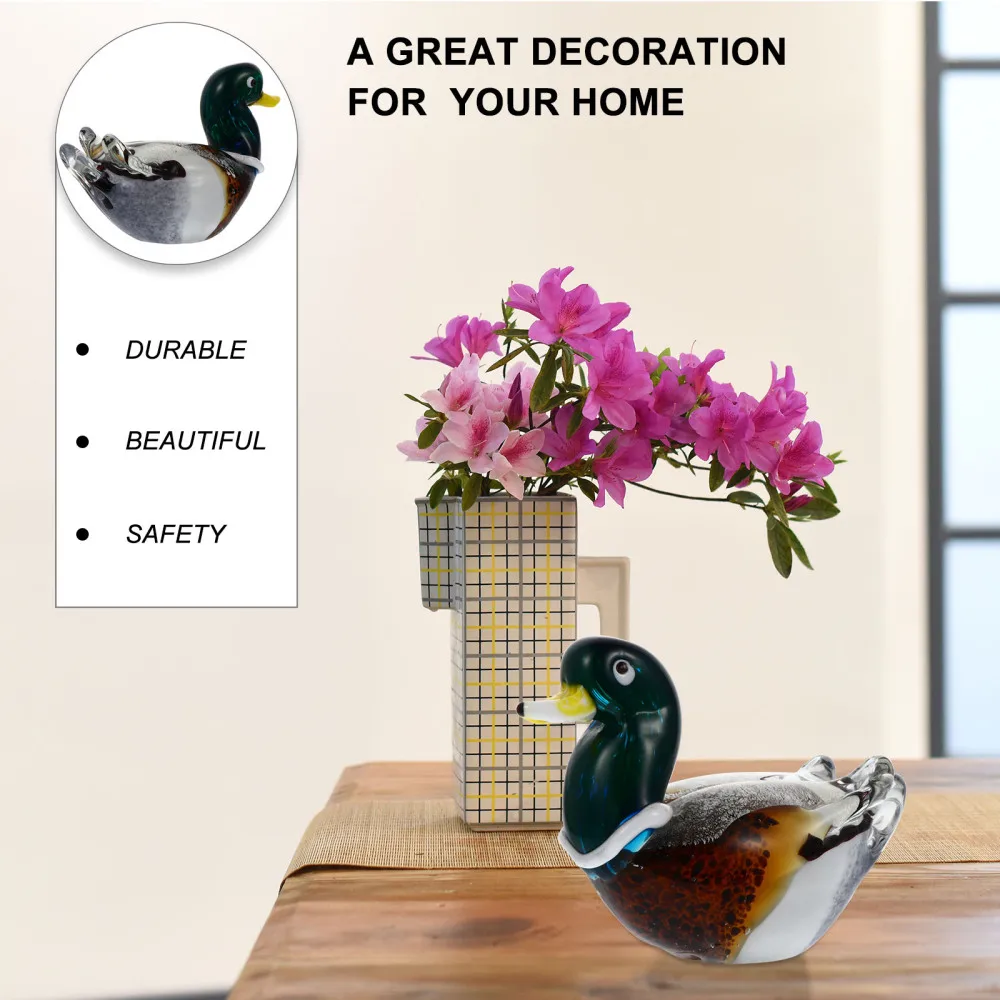 

Crystal Duck Decor Crystal Duck Sculpture Duck Desktop Ornaments Duck Decor