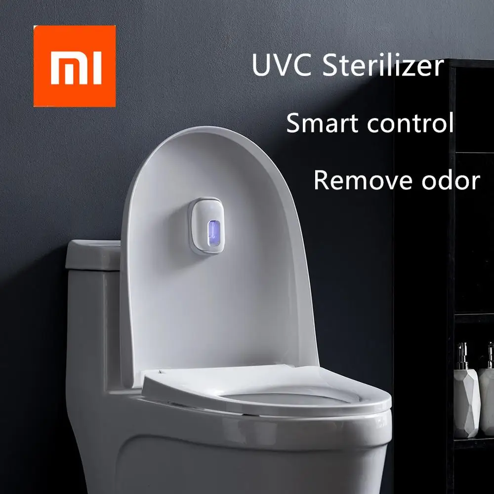 

Xiaomi Rechargeable Ultraviolet Germicidal Light Fixture Disinfection Kill Dust Mite toilet light lamp