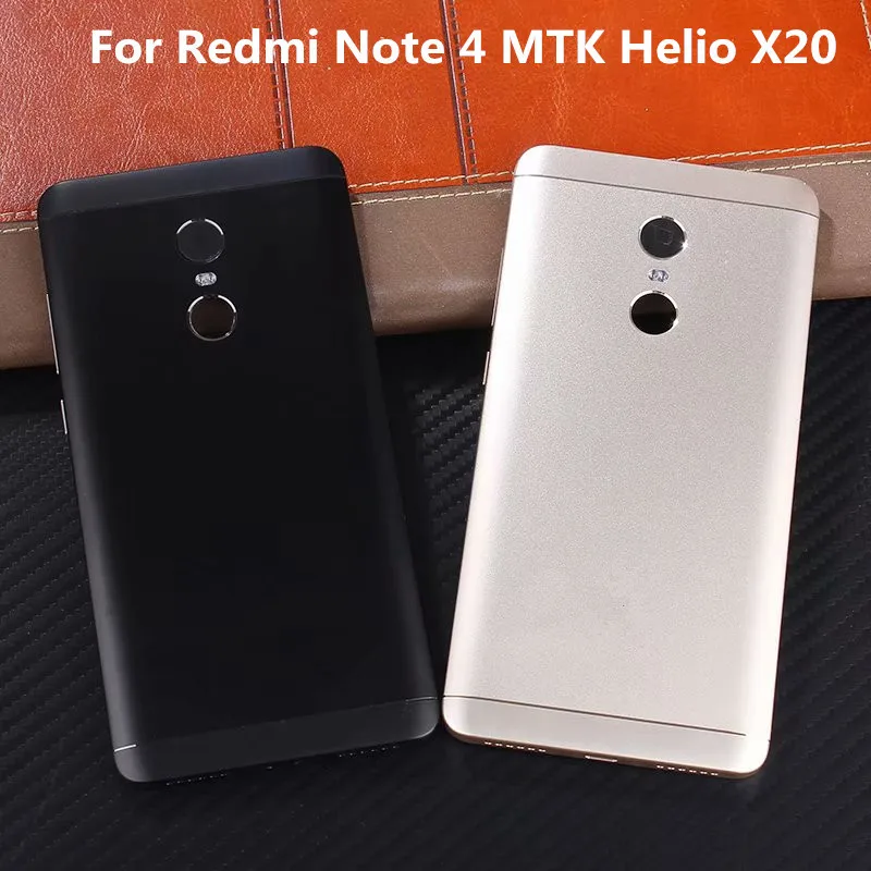 Оригинальный Корпус для Xiaomi Redmi Note 4 Note4X MTK Helio X20 металлическая крышка