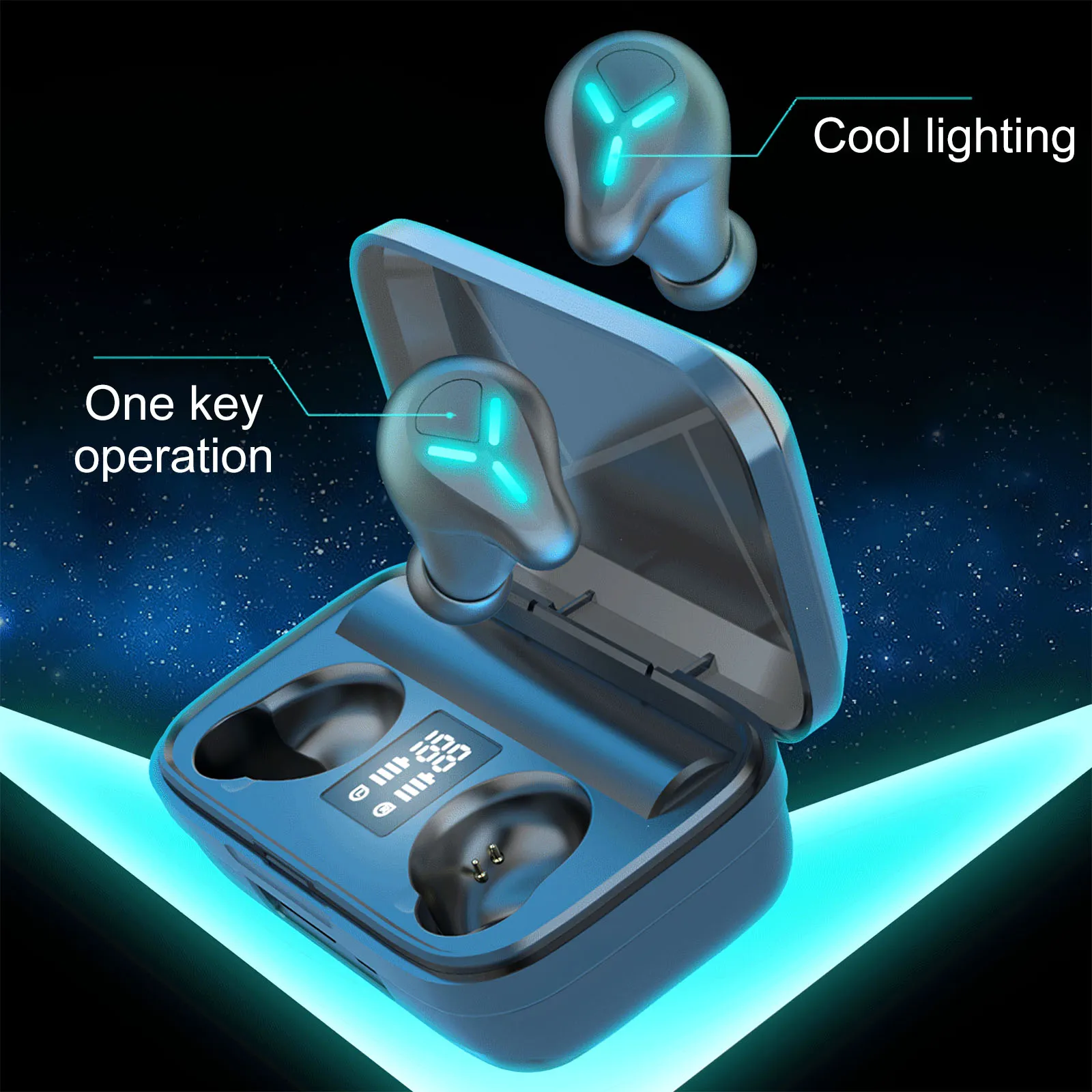 Bluetooth-наушники Беспроводные наушники HiFi музыкальные Спортивная игровая