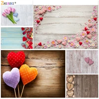 vinyl custom valentine day photography backdrops prop love heart rose flower wooden floor photo studio background 21415 zoom 06